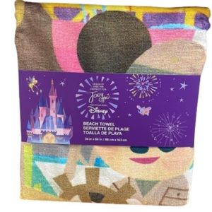 Disney Parks Joey Chou Mickey Magic Kingdom Beach Towel